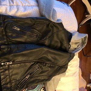 Kids leather jacket
